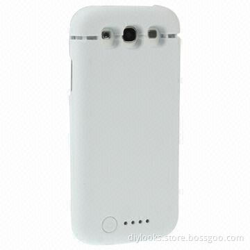 White 3,500mAh Portable Power Bank/External Battery for Samsung Galaxy SIII i9300, Unique Design